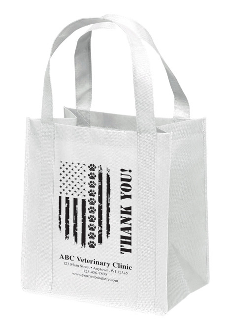 NWS65 - Personalized Non-Woven Tote Bag - 12W x 8 x 13H (Multiple Bag & Imprint Colors Available) (NWS65) NWS65 - Personalized Non-Woven Tote Bag - 12W x 8 x 13H (Multiple Bag & Imprint Colors Available) (NWS65)