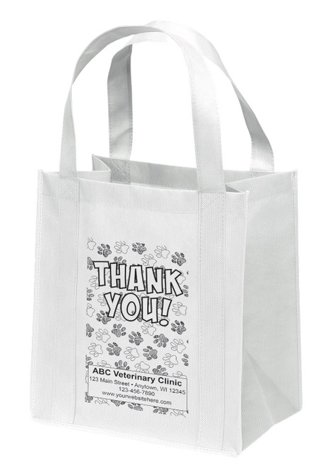 NWL64- Personalized Non-Woven Tote Bag - 13W x 10 x 15H (Multiple Bag & Imprint Colors Available) (NWL64) NWL64- Personalized Non-Woven Tote Bag - 13W x 10 x 15H (Multiple Bag & Imprint Colors Available) (NWL64)