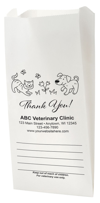 PBD73- Personalized Prescription Bag (Multiple Imprint Colors Available)