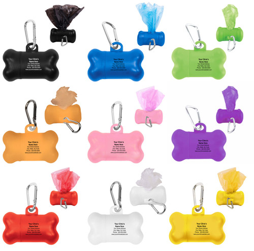 PWD3 - Personalized Pet Waste Bag Dispenser (Multiple Colors Available)