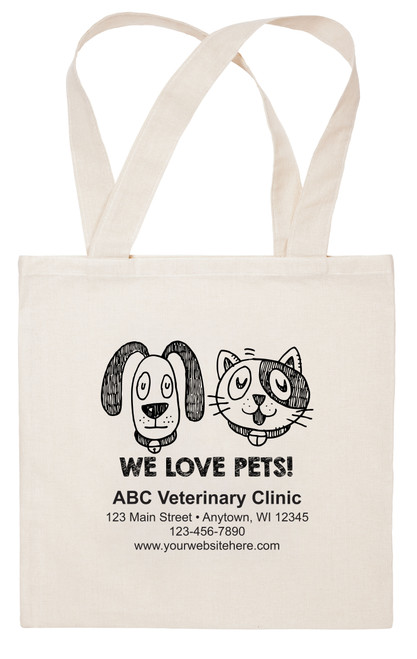 15x15 Cotton Tote Bag