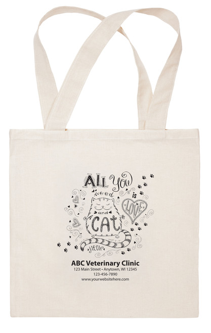 15x15 Cotton Tote Bag