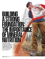 BUILDING A STRONG FOUNDATION: THE IMPORTANCE OF MINERAL NUTRITION