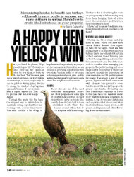 A HAPPY HEN YIELDS A WIN