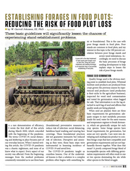 Establishing Forages in Food Plots: Reducing the Risk of Food Plot Loss