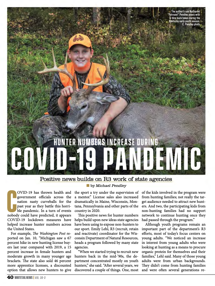 Hunter Numbers Increase During Covid19 Pandemic Whitetail Institute