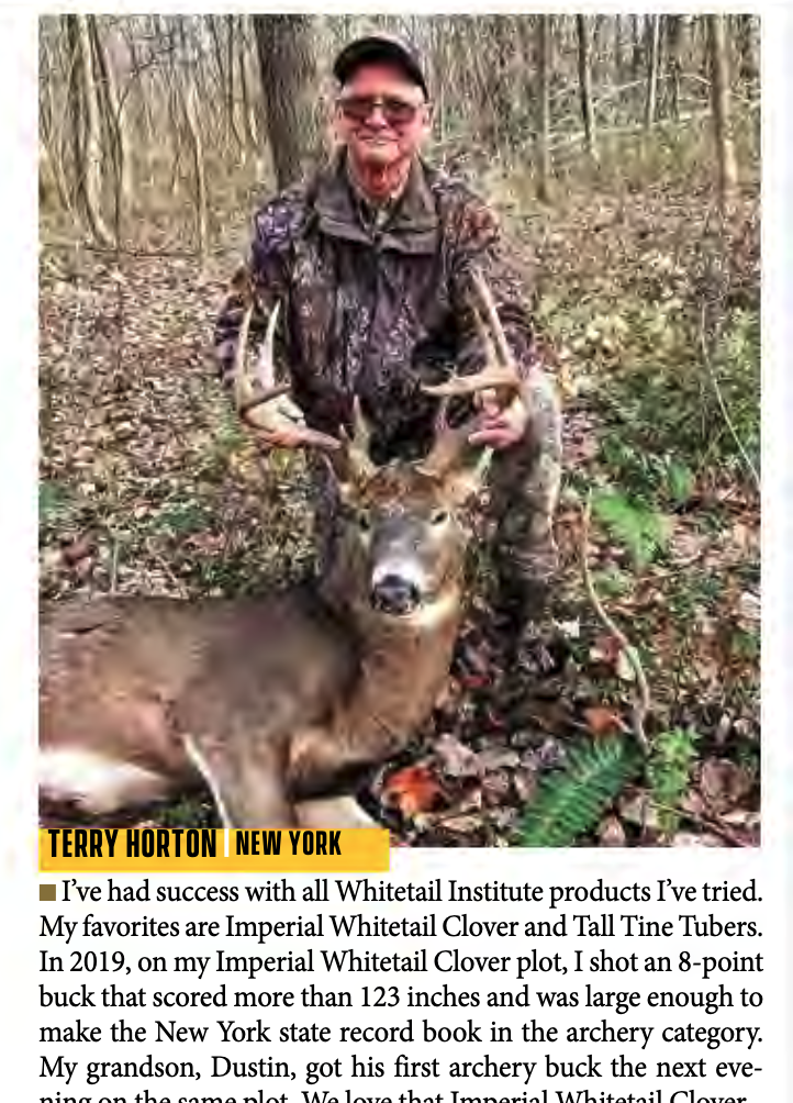 Terry Horton New York Whitetail Institute