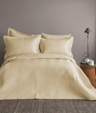 Cuvertură De Pat Simply Satin Orchid Beige