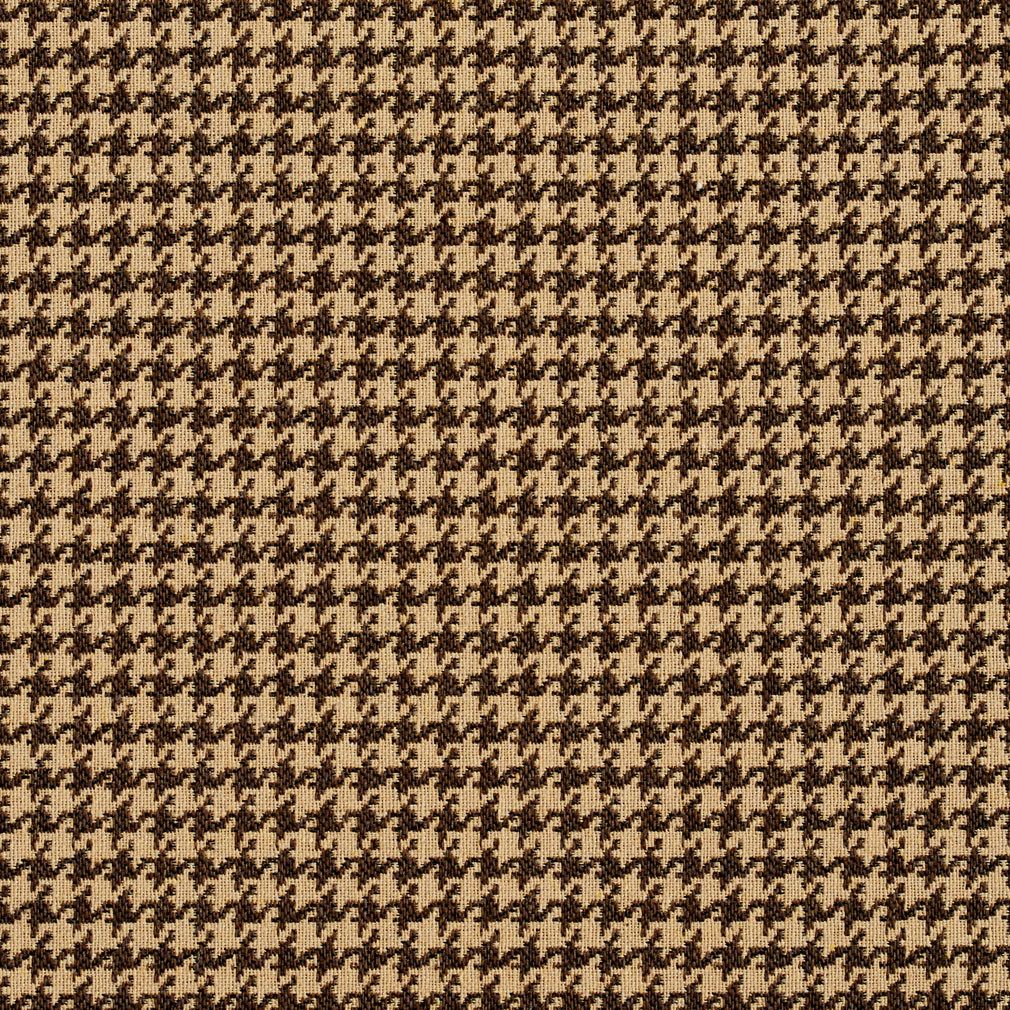 5857 Espresso Houndstooth by Charlotte Fabric - Fabric Carolina