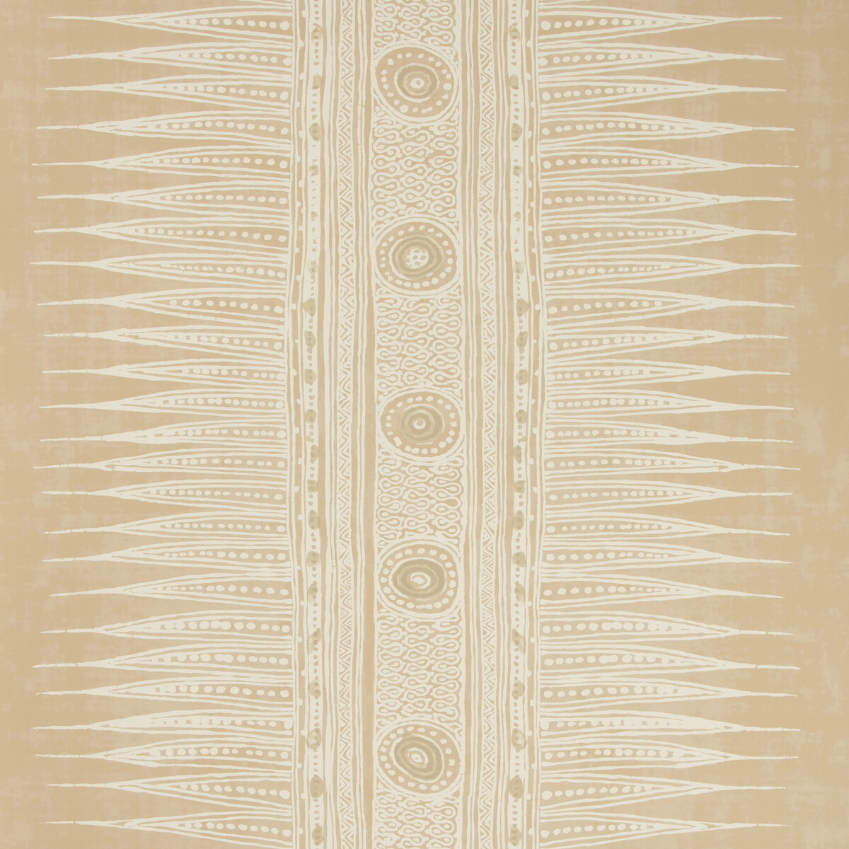 Indian Zag Paper Taupe by Lee Jofa Wallcovering - Fabric Carolina
