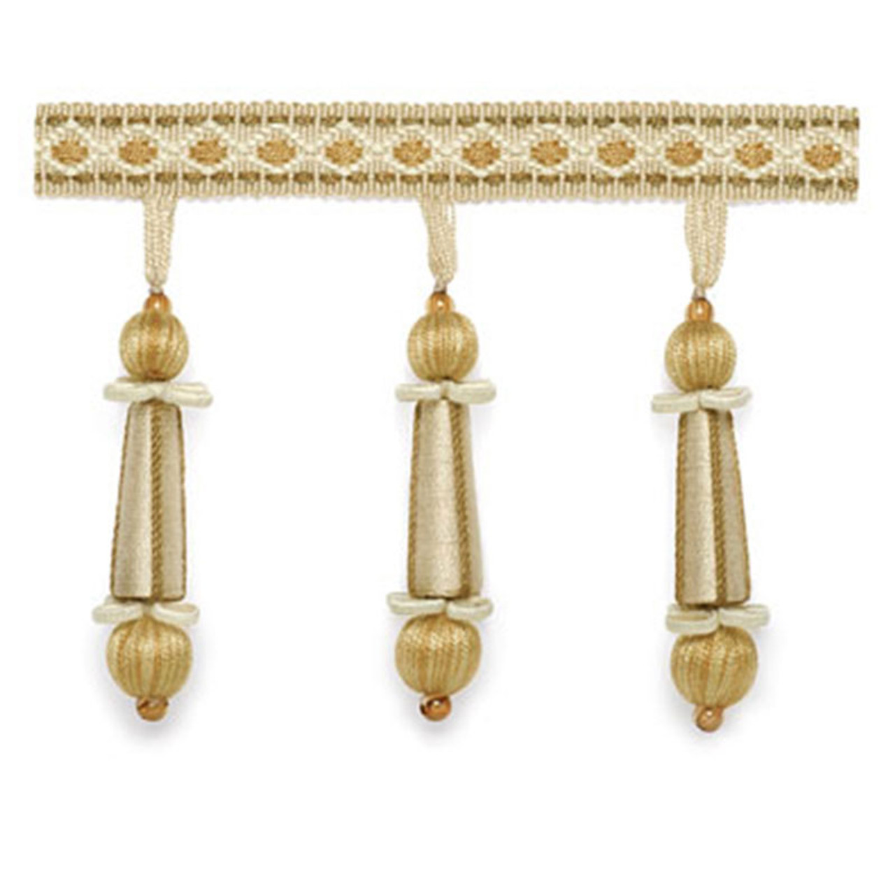 1'' Gold Fringe Apparel Trim