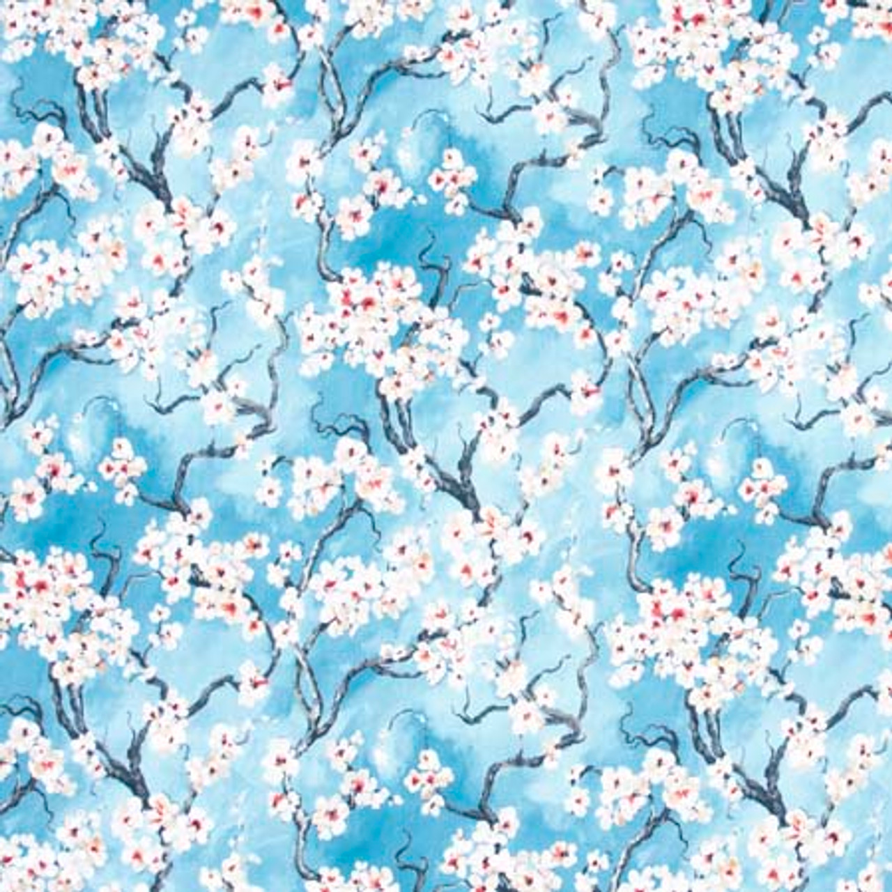 Cherry Blossom Azure by Carole Fabric - Fabric Carolina