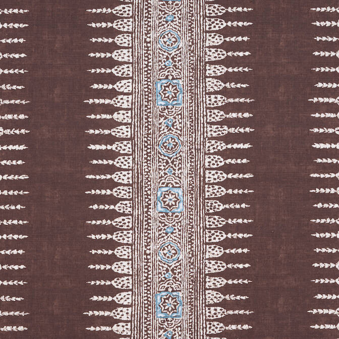 Javanese Stripe Brown AF15139 by Anna French Fabric - Fabric Carolina