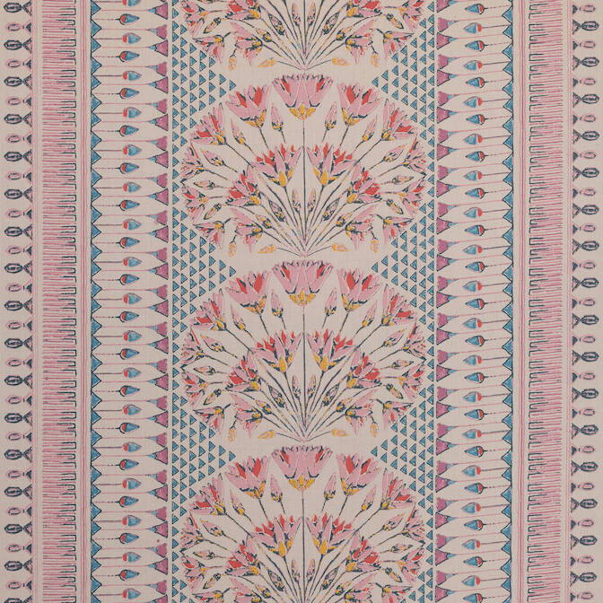 Cairo Pink and Coral AF9625 by Anna French Fabric - Fabric Carolina