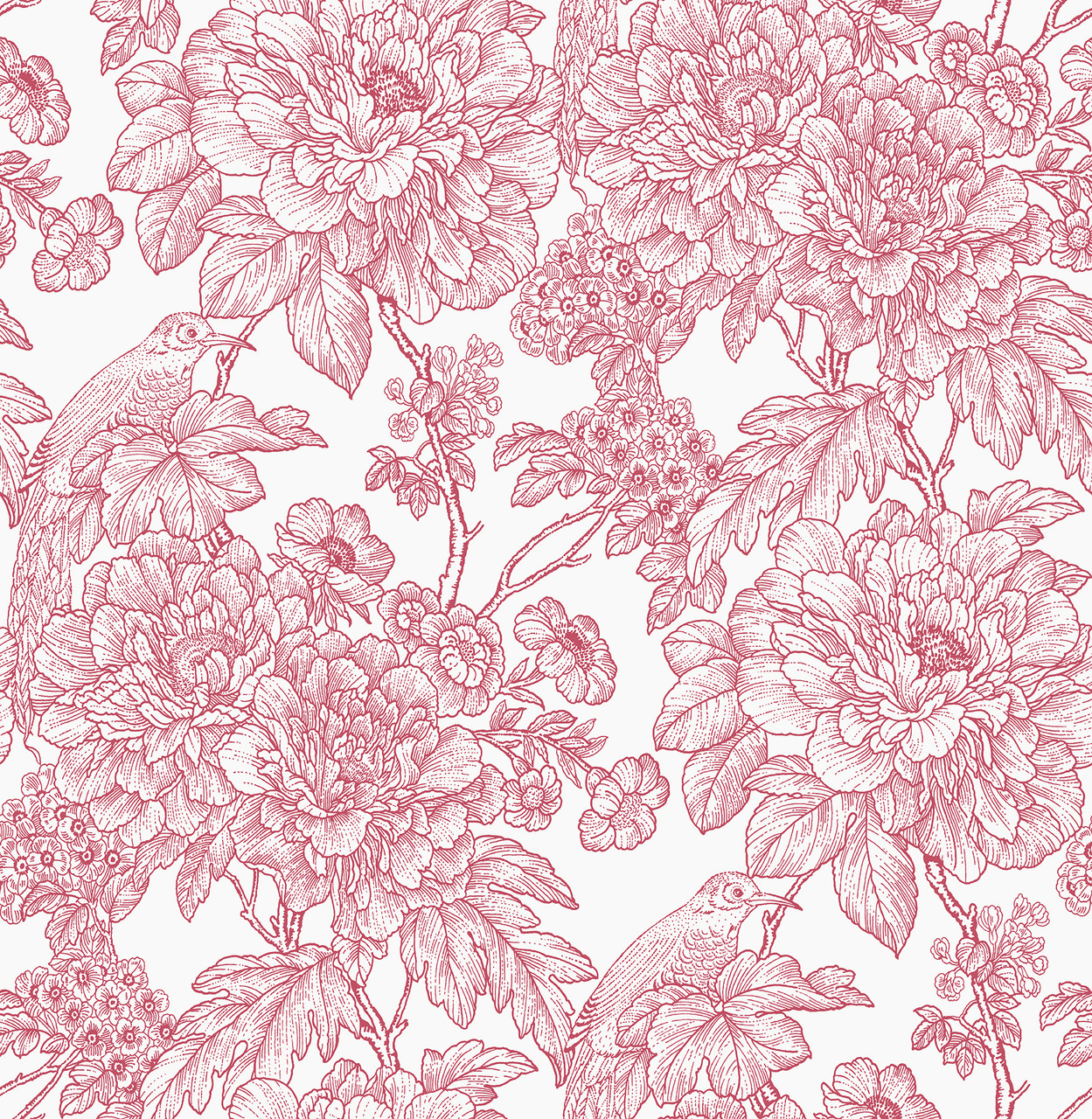 paradise floral wallpaper