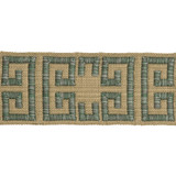 Empress Edging Yangtze by Kravet Couture Trim BARBARA BARRY INDOCHINE VISCOSE - 100% France - Horizontal: - and Vertical: - 2.5 - Fabric Carolina -