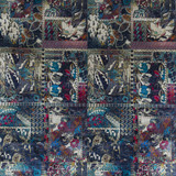 Barcelona Indigo by G P & J Baker Fabric RIO VELVETS VISCOSE - 55%;COTTON - 45% Italy HEAVY Horizontal: 26.792 and Vertical: 52.008 53.584 - Fabric Carolina -
