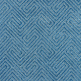 Meander Velvet/Denim 27060-001 by Scalamandre Fabric SCALAMANDRE WAREHOUSE 100% SOLUTION DYED ACRYLIC BELGIUM HEAVY DUTY Horizontal: 7.5" and Vertical: 6.625" 54" - Fabric Carolina -