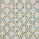 Constantinople Trellis Aegean by RM CoCo Fabric Inspired Living Vol 16 100% Cotton Horizontal: 5.5 and Vertical: 5.75 55 - Fabric Carolina -