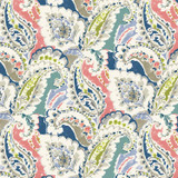 Palomar Paisley Coral by RM CoCo Fabric