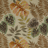 Tropix Coral by RM CoCo Fabric Prive Vol 2 55% Linen 45% Viscose Horizontal: 25 and Vertical: 24.5 52 - Fabric Carolina -