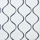 Button Trellis Graphite by RM CoCo Fabric