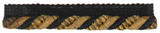 T1117 Lipcord Ebony Lipcord by RM CoCo Fabric Crescendo Horizontal: 0 and Vertical: 0 0 - Fabric Carolina -