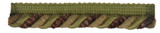 T1117 Lipcord Mocha Thyme Lipcord by RM CoCo Fabric Crescendo Horizontal: 0 and Vertical: 0 0 - Fabric Carolina -