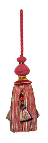 T1111 Key Tassel Festivale Key Tassel by RM CoCo Fabric Crescendo Horizontal: 0 and Vertical: 0 0 - Fabric Carolina -