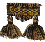 T1114 TASSEL FRINGE EBONY TASSEL FRINGE by RM CoCo Fabric
