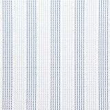 Running Stitch Blues 75320 by Schumacher Fabric NAUTILUS See Sample INDIA - </p><p>Repeat: Horizontal: 6 1/4" (16CM) and Vertical: 1/2" (1CM) 55" (140CM) - Fabric Carolina -