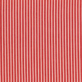 Edie Stripe Red 71309 by Schumacher Fabric ESSENTIALS: CLASSIC STRIPES See Sample INDIA - </p><p>Repeat: Horizontal: 3/8" (1CM) and Vertical: - 55" (140CM) - Fabric Carolina -