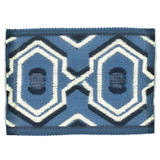 Humor 1 Blue by Stout Trim NEW WORLD TRIM VOLUME II 100%SVI CHINA </p><p>Repeat: 0 2.75 in - Fabric Carolina -