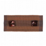 Manfred 1 Mahogany by Stout Trim INSPIRATIONS TRIM 95%SVI 5%POL CHINA Horizontal: 0 and Vertical: 0 1.5 in - Fabric Carolina -