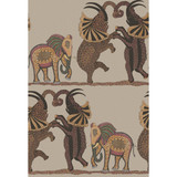 Safari Dance Red & Linen by Cole & Son Wallcovering COLE & SON ARDMORE PAPER - 100% United Kingdom - Horizontal: - and Vertical: 30 20.5 - Fabric Carolina -