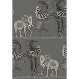 Safari Dance Charcoal Black & White by Cole & Son Wallcovering COLE & SON ARDMORE PAPER - 100% United Kingdom - Horizontal: - and Vertical: 30 20.5 - Fabric Carolina -