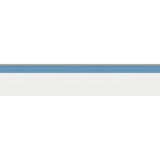 Jaspe Border White Blue/Gold by Cole & Son Wallcovering COLE & SON MARQUEE STRIPES PAPER - 100% United Kingdom - Horizontal: 4.1 and Vertical: - 4.1 - Fabric Carolina -