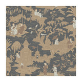 Chinese Toile Charcoal by Cole & Son Wallcovering COLE & SON ARCHIVE ANTHOLOGY PAPER - 100% United Kingdom - Horizontal: - and Vertical: 21 20.5 - Fabric Carolina -