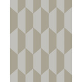Tile Grey And Silver by Cole & Son Wallcovering COLE & SON GEOMETRIC II PAPER - 100% United Kingdom - Horizontal: - and Vertical: 13.8 21 - Fabric Carolina -