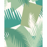 Deco Palm Green by Cole & Son Wallcovering COLE & SON GEOMETRIC II PAPER - 100% United Kingdom - Horizontal: - and Vertical: 25.2 20.5 - Fabric Carolina -