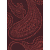 Rajapur Rse On Drk Crim by Cole & Son Fabric COLE & SON CONTEMPORARY FABRICS COTTON - 66%;VISCOSE - 31%;POLYESTER - 3% Italy HEAVY Horizontal: 17.45 and Vertical: 24 52.36 - Fabric Carolina -