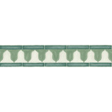 Zellige Border Olive by Cole & Son Wallcovering COLE & SON MARTYN LAWRENCE BULLARD PAPER - 100% United Kingdom - Horizontal: 20.5 and Vertical: - 4.1 - Fabric Carolina -