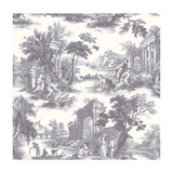 Villandry Charcoal by Cole & Son Wallcovering - PAPER - 100% United Kingdom - Horizontal: - and Vertical: 26.8 27 - Fabric Carolina -