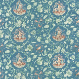7324-49 Tea Garden by Bassett Mcnab Fabric BASSETT MCNAB PRINTS 100%COT USA Horizontal: 0 and Vertical: 36 54 in - Fabric Carolina -