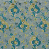 Jennie Velvet Peacock & Celadon 77742 by Schumacher Fabric CUT & PATTERNED VELVETS VISCOSE 80% COTTON 10% BELGIUM MARTINDALE 40,000 </p><p>Repeat: Horizontal: 9" (23CM) and Vertical: 14 1/4" (36 CM) 54.25 - Fabric Carolina -