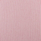Sutton Red by Clarke And Clarke Fabric CLARKE & CLARKE TICKING STRIPES COTTON - 100% India MEDIUM Horizontal: 0.39 and Vertical: 0 55 - Fabric Carolina -
