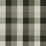 Austin Check Charcoal by Clarke And Clarke Fabric CLARKE & CLARKE CASTLE GARDEN LINEN - 100% Turkey HEAVY Horizontal: 6.89 and Vertical: 7.68 53 - Fabric Carolina -