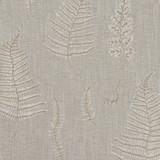 Lorelle Linen/Ivory by Clarke And Clarke Fabric CLARKE & CLARKE BOTANICA VISCOSE - 70%;LINEN - 30% India - Horizontal: 26.38 and Vertical: 18.9 55 - Fabric Carolina -