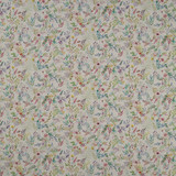 Forget Me Not Linen by Clarke And Clarke Fabric CLARKE & CLARKE COUNTRY GARDEN COTTON - 80%;POLYESTER - 20% Spain MEDIUM Horizontal: 26.97 and Vertical: 13.39 54 - Fabric Carolina -