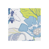 Lotus Apple/Denim by Clarke And Clarke Fabric CLARKE & CLARKE ORIENTAL GARDEN COTTON - 90%;LINEN - 10% United Kingdom MEDIUM Horizontal: 26.77 and Vertical: 25.2 54 - Fabric Carolina -